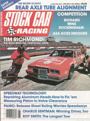STOCK CAR RACING 1983 JUNE - Sentman, Lape, Richmond, Smith, Aluminum Heads